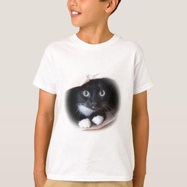 Cat in a bag T-Shirt (Front)