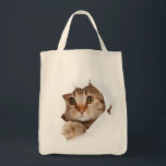 Cat in a bag! tote bag<br><div class="desc">Love this image!</div>