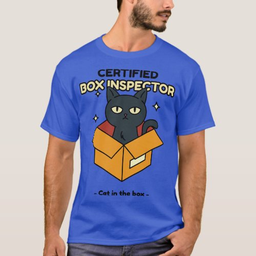 Cat In A Box Funny Cats Lol Cute Cat T_Shirt