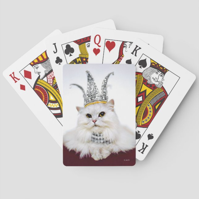 Cat in a Crown Poker Cards (Back)