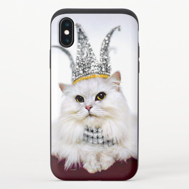 Cat in a Crown Uncommon iPhone Case (Back)