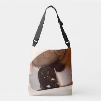 Cat in a Dryer  Crossbody Bag