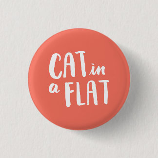 Cat in a Flat Button