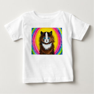 Cat in a Rainbow, Louis Wain Baby T-Shirt