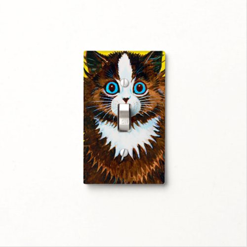 Cat in a Rainbow Louis Wain Light Switch Cover