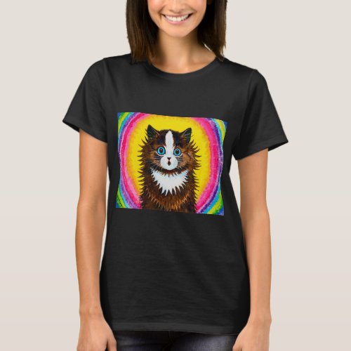 Cat in a Rainbow Louis Wain T_Shirt