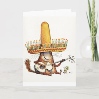 Cat in a Sombrero Card