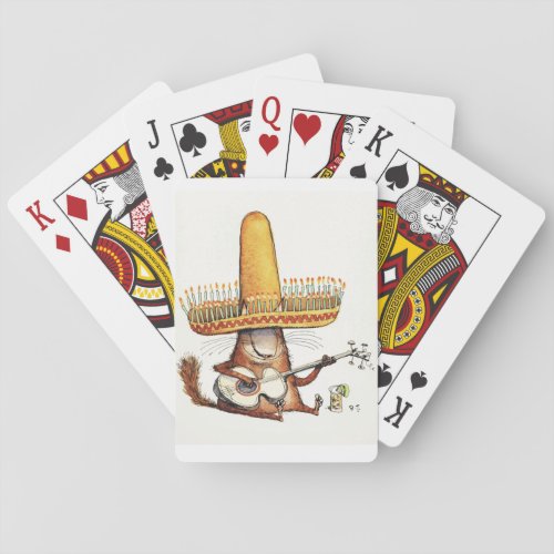 Cat in a Sombrero Playing Cards