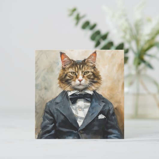 Cat in a Suit (Standing Front)