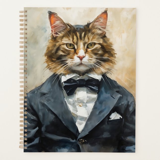 Cat in a Suit Planner (Front)