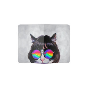 Cat in a Wig + Sunglasses (Painting #1) Passport Holder