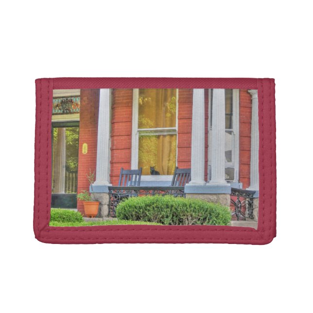 Cat in a Window Trifold Wallet (Front)