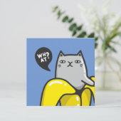 Cat in banana (Standing Front)