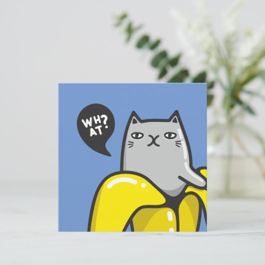 Cat in banana (Standing Front)