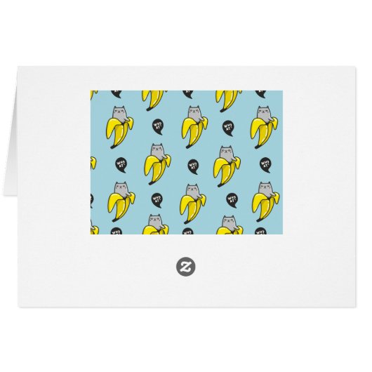 Cat in banana (Back Horizontal)