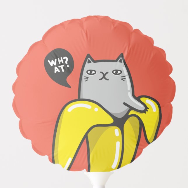 Cat in banana balloon (Front)
