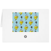 Cat in banana cards (Back Horizontal)