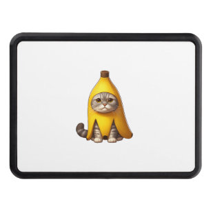 Cat in Banana Costume Hitch Cover