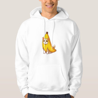 Cat in Banana Costume  Hoodie