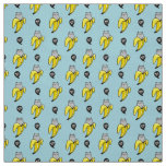 Cat in banana fabric