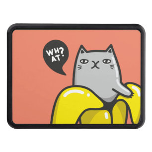 Cat in banana hitch cover