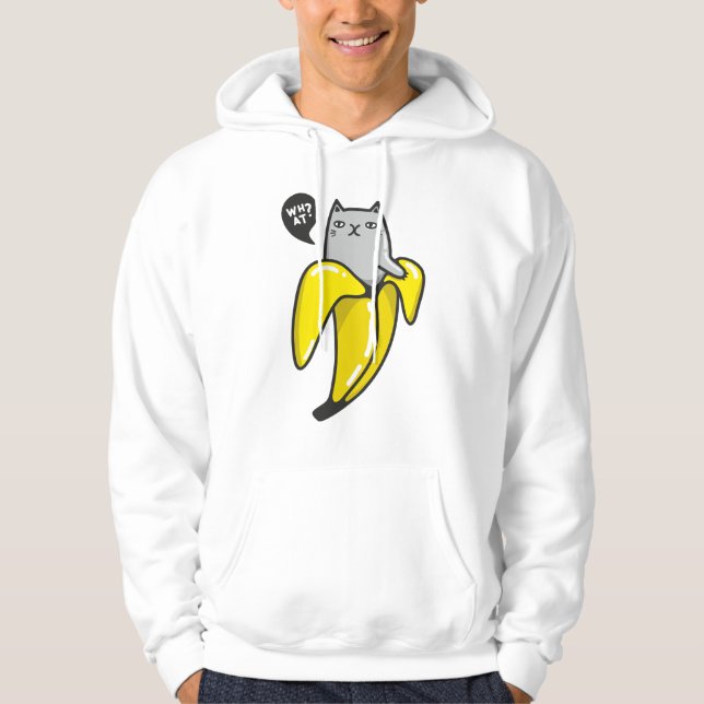 Cat in banana hoodie (Front)