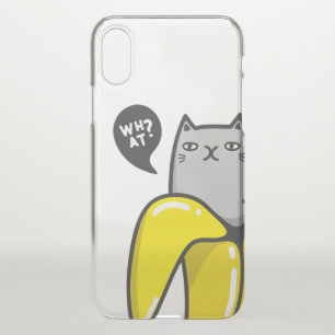Cat in banana iPhone x case