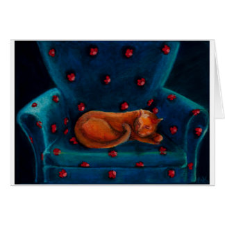 cat in chair cards