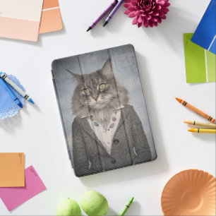 Cat In Clothes iPad Pro Cover