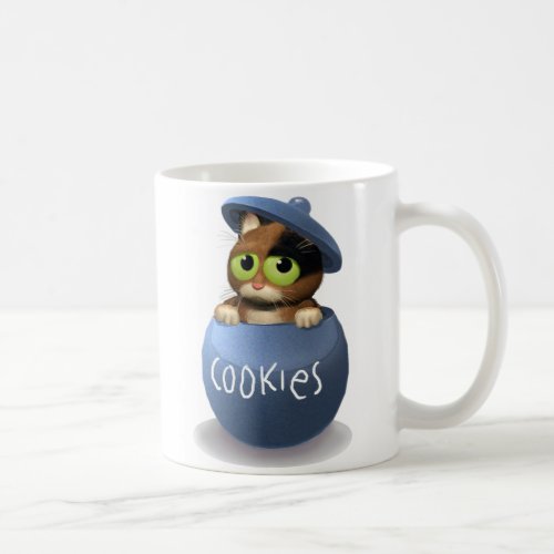 Cat in Cookie Jar Coffee Mug