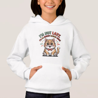 Cat in Energy Saving Mode Hoodie