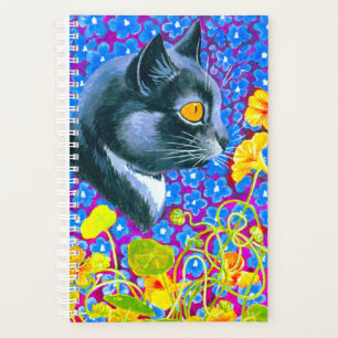 Cat in Flowers Planner
