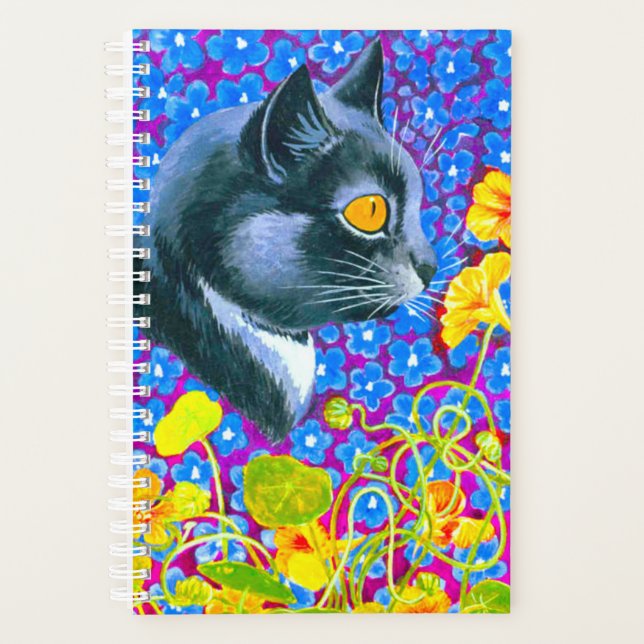 Cat in Flowers Planner (Front)