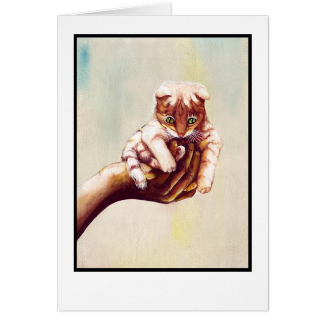 CAT IN HAND CARDS (Front)