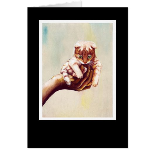 CAT IN HAND CARDS (Front)