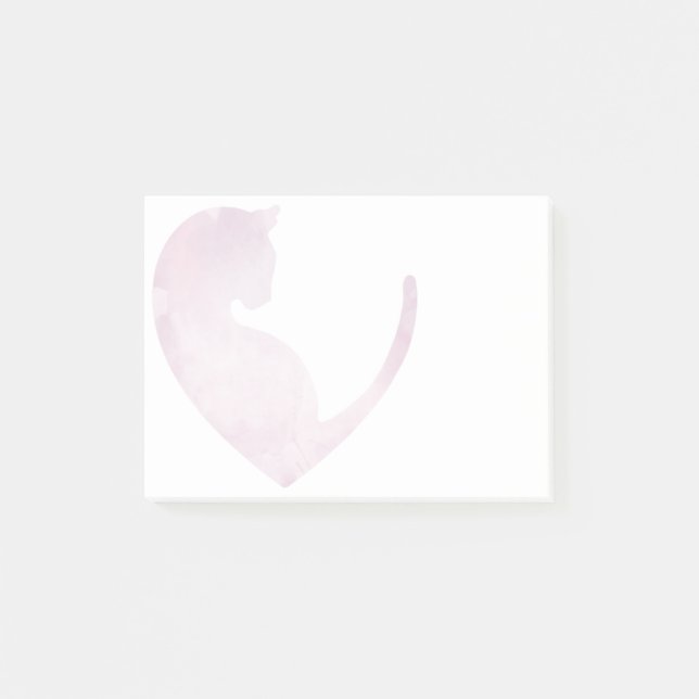 Cat in Heart - Pink Notes (Front)