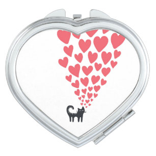 Cat in Love Mirror For Makeup