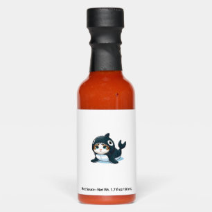 Cat in Orca Costume Tank Top Hot Sauces