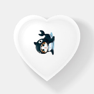 Cat in Orca Costume Tank Top Paperweight