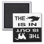 Cat In/out 2 Magnet at Zazzle