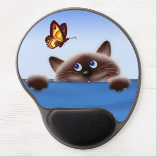 Cat in Pocket Gel Mouse Pad