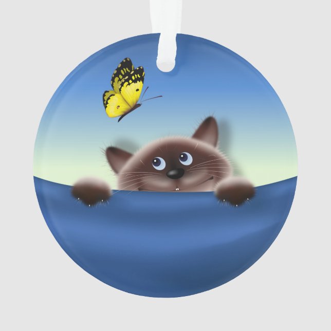Cat in Pocket Ornament (Back)