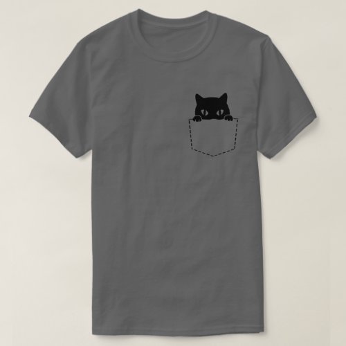 Cat In Pocket T_Shirt