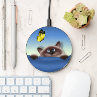 Cat in Pocket Wireless Charger