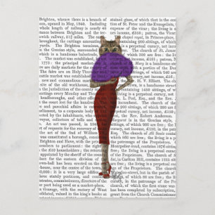 Cat In Red Dress Postcard