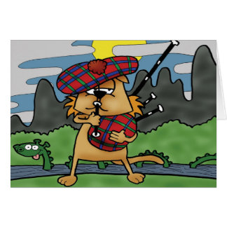 Cat in Scotland Cards