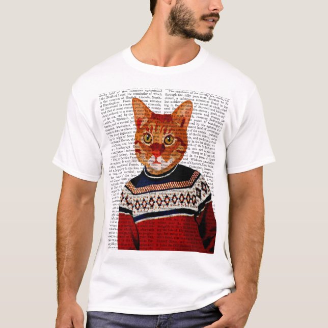 Cat in Ski Sweater 2 (Front)