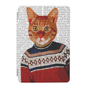 Cat in Ski Sweater 2 iPad Mini Cover