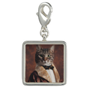 Cat in Smoking Jacket Charm