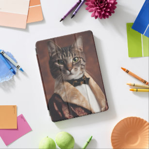 Cat in Smoking Jacket iPad Air Cover